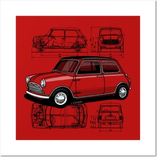 The iconic british classic small car that changed the world Posters and Art